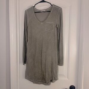 No Comment faded Tee Dress